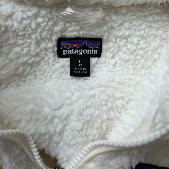 Girls Patagonia fleece 1/4 zip size large 12 - Picture 6 of 7